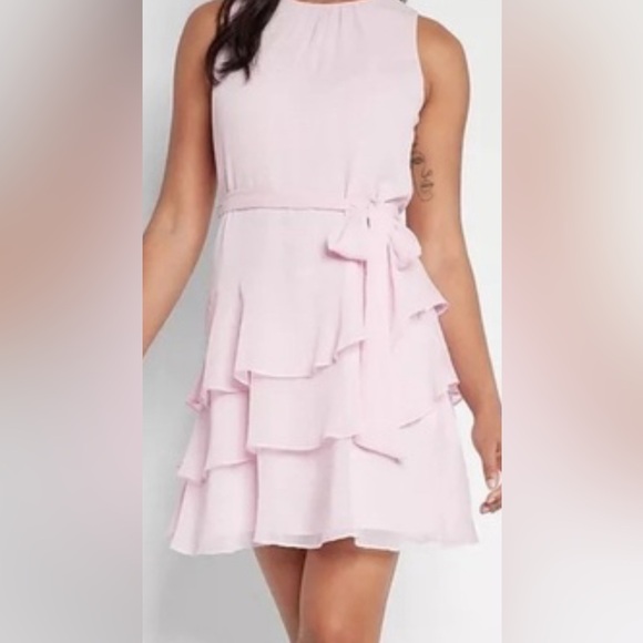 Express Dresses & Skirts - Express Pink Ruffled Women's Dress